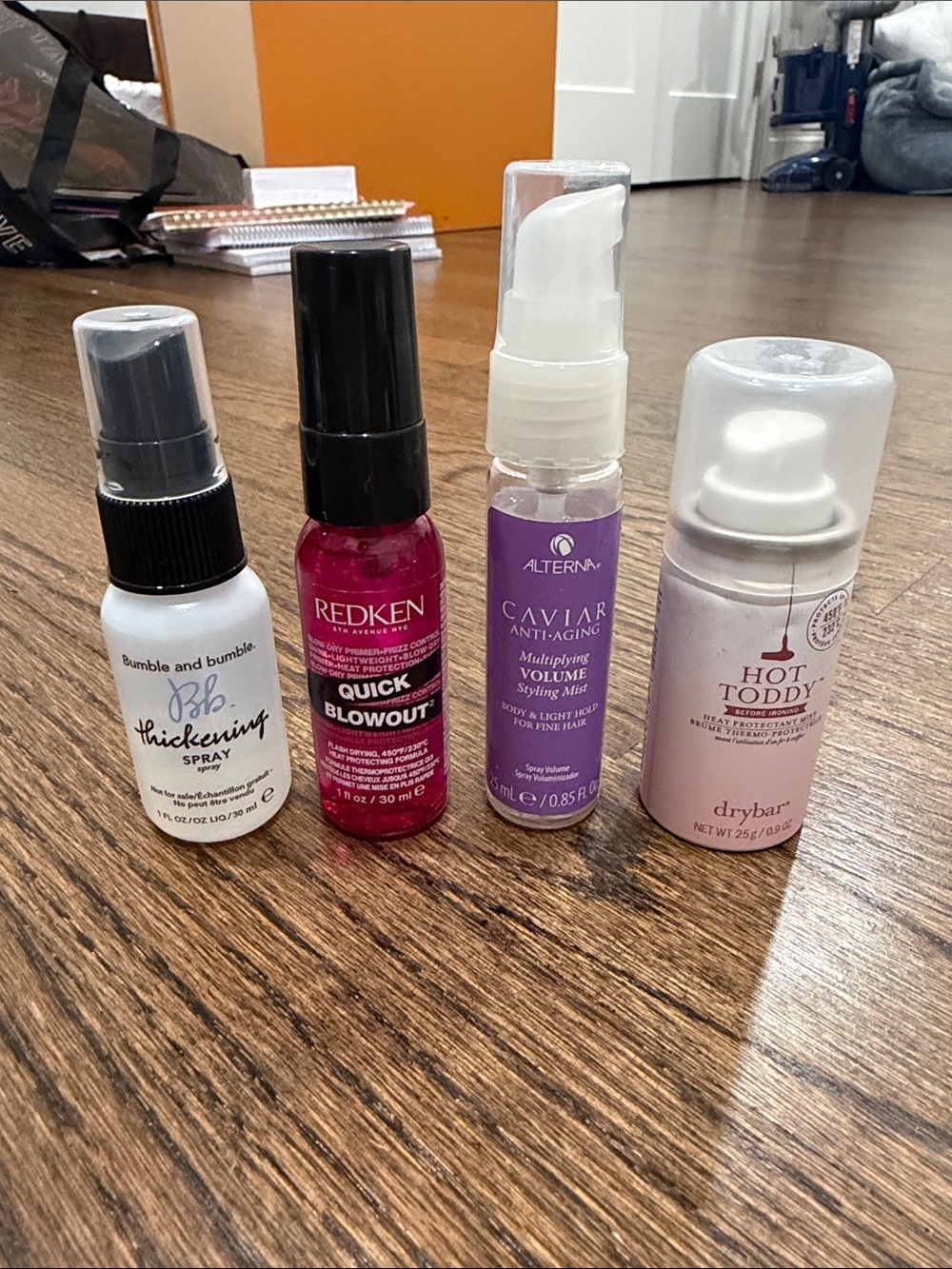 Bundle of 4 designer haircare products-travel